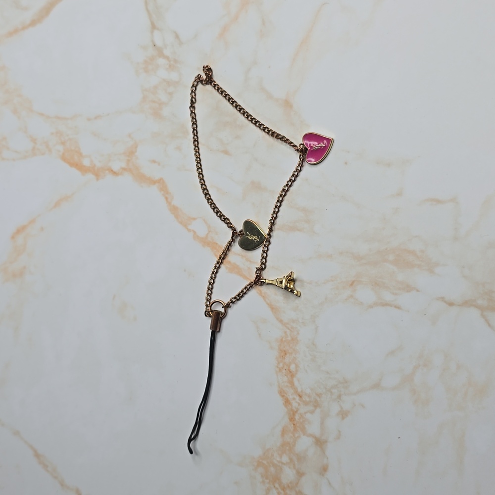 Yves Saint laurent beauty phone charm bracelet